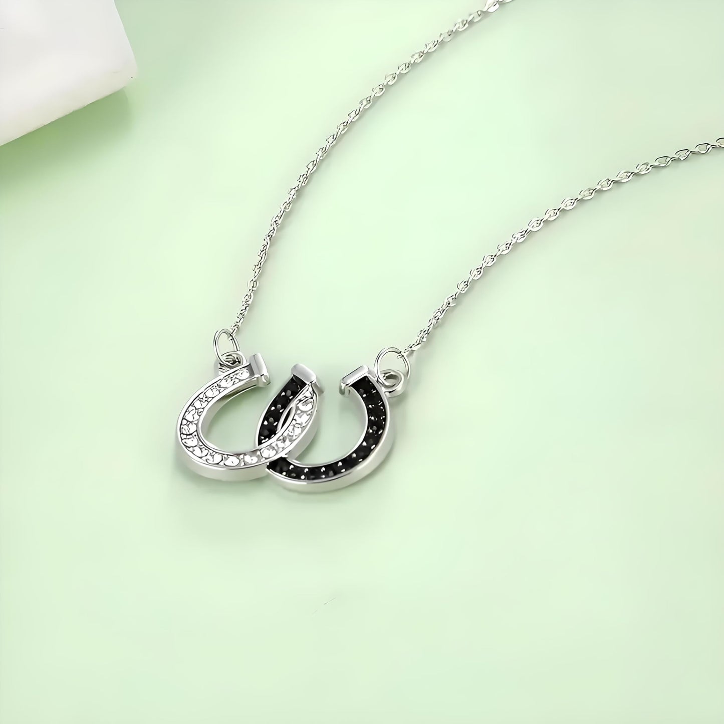 Country Heart Necklace, Infinity Heart Pendant Necklace, Horse Shoe, with 'I Love You Forever' Engraving, Country Women's Jewelry