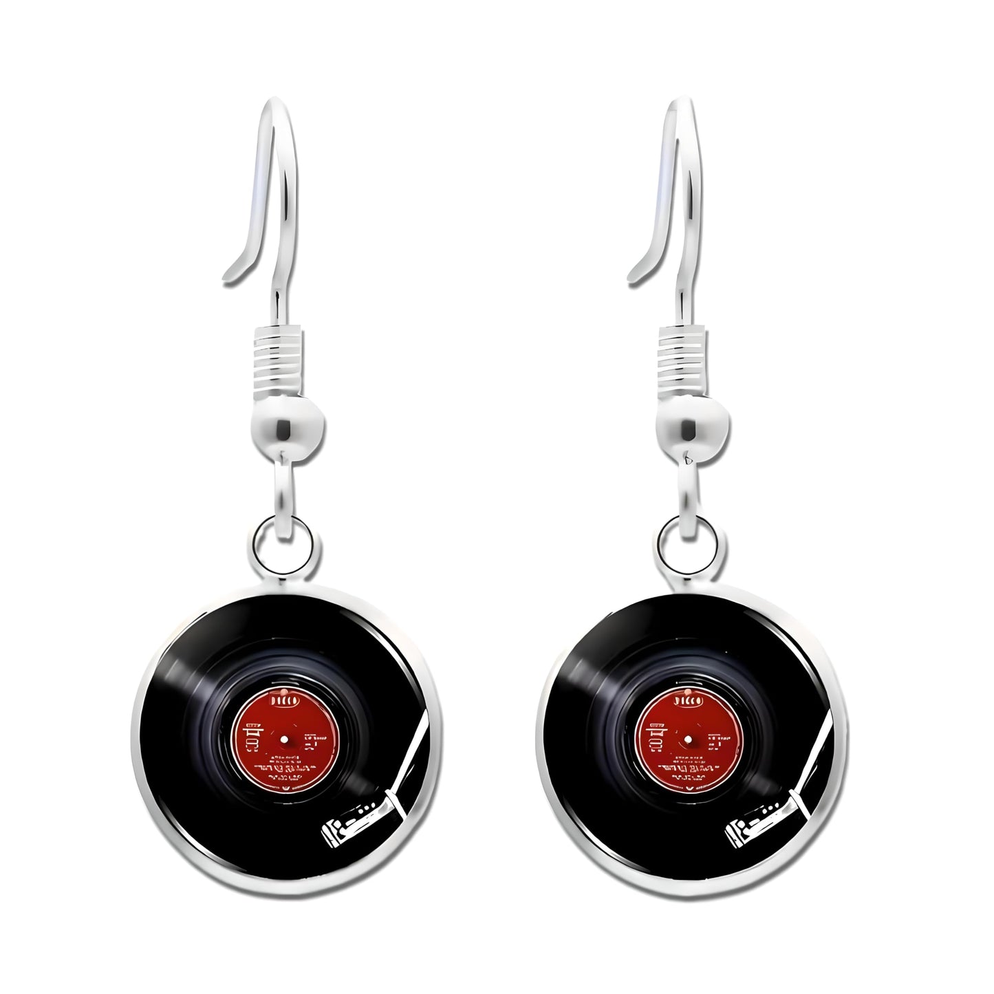 SUPAC Unique Music Record Pendant Necklace - Avant-Garde Fashion Accessory, Eye-Catching Design for Men and Women - Birthday, Christmas Gift or Personalized Jewelry