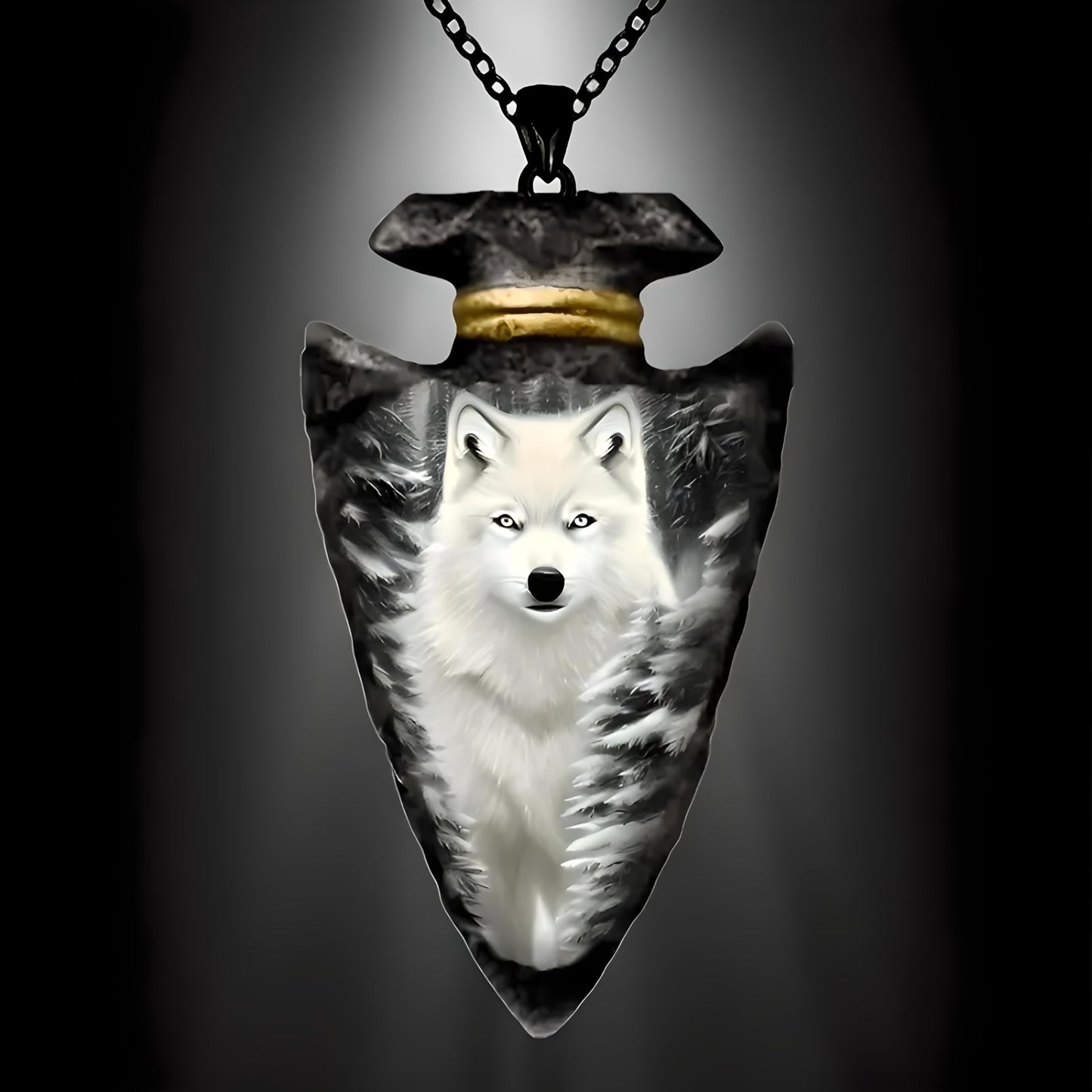 SUPAC Bald Eagle Triangle Pendant Necklace - Fashion-Forward Hip Hop Style - Durable & Bold Accessories for Men - Gift Idea for Every Occasion