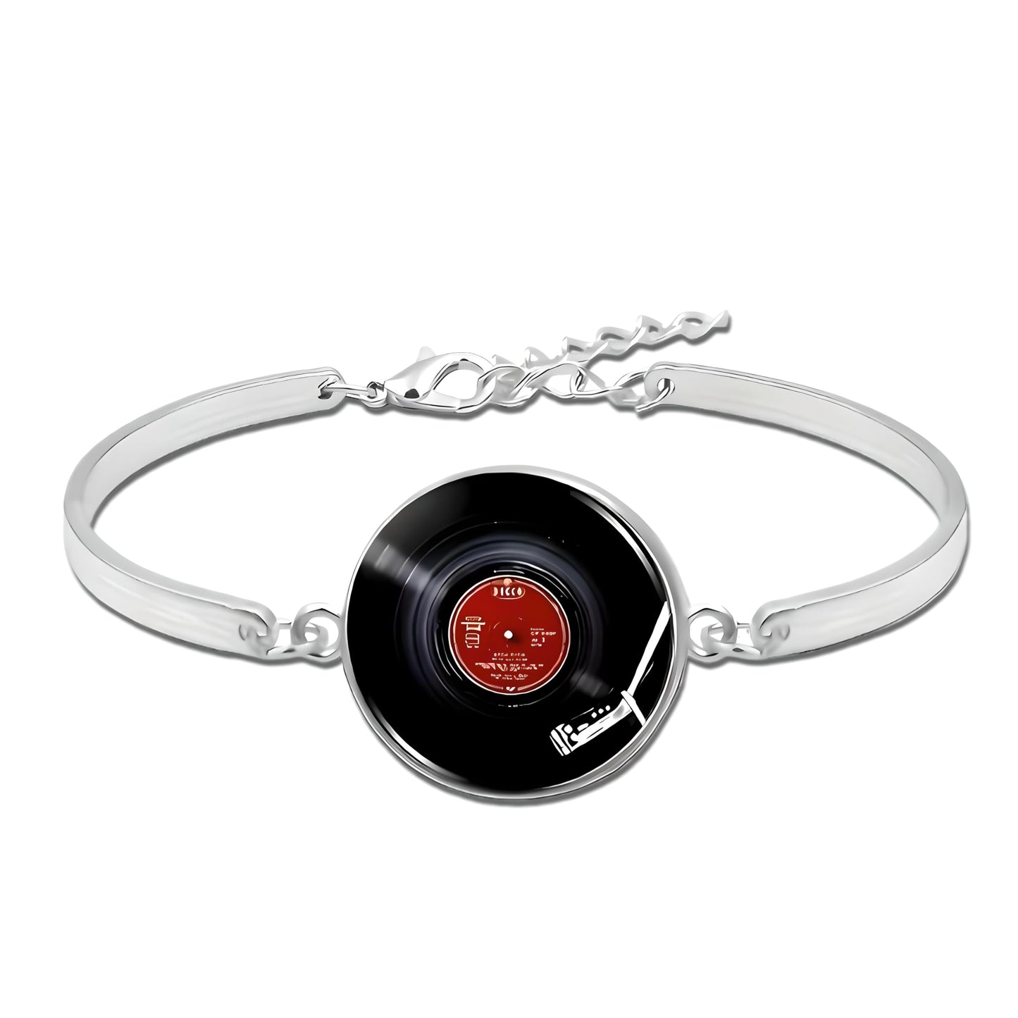 SUPAC Unique Music Record Pendant Necklace - Avant-Garde Fashion Accessory, Eye-Catching Design for Men and Women - Birthday, Christmas Gift or Personalized Jewelry