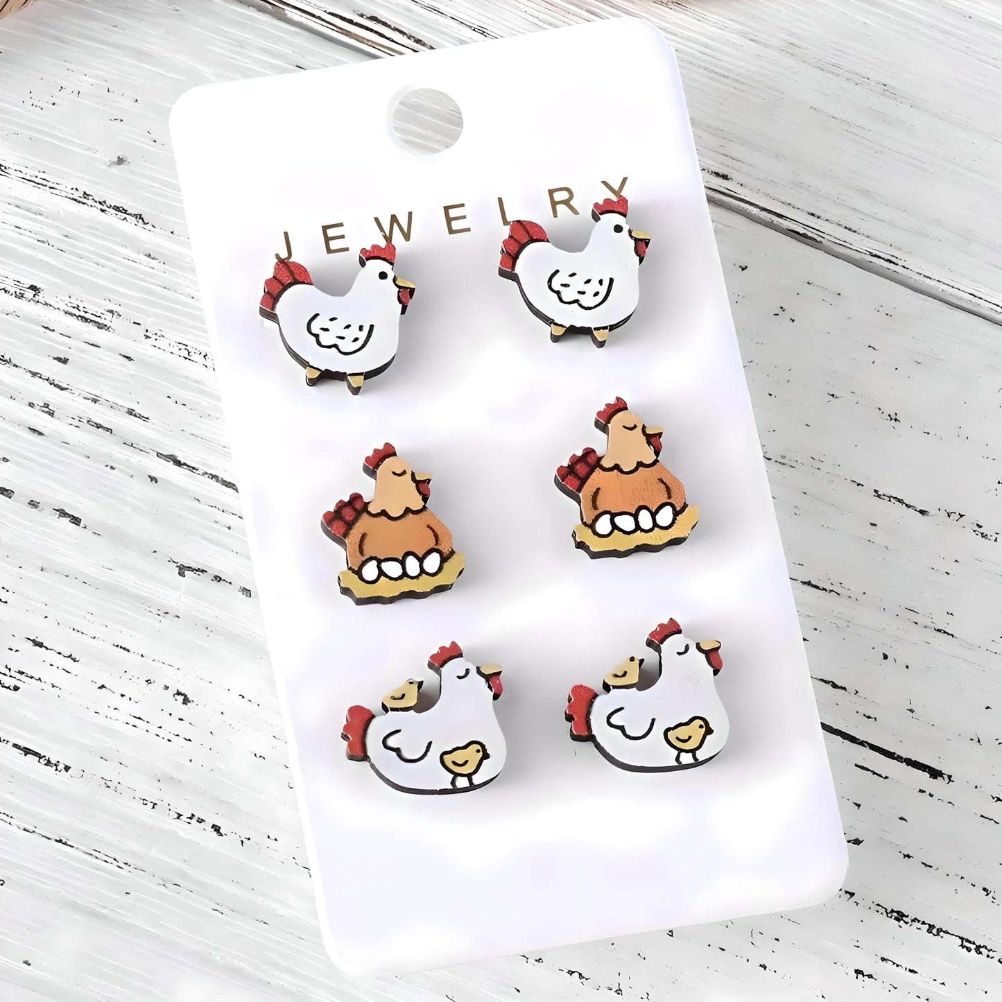 Cute Taco Stud Earrings Set, 3 Pairs of Mexican Cinco de Mayo Food Jewelry, Different Facial Expressions - 0.59 inch
