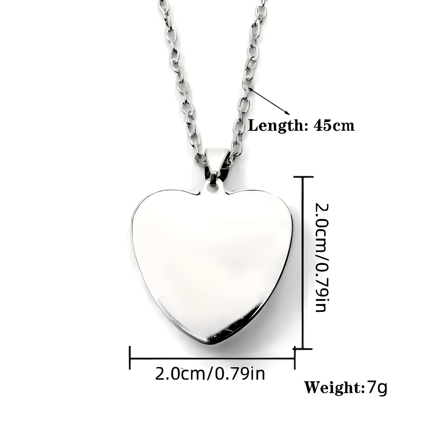 Heart-Shaped Pendant Necklace with Different Animals - Panda, Horse, Deer, Cat, Elephant, Dog Scenic Views, Stainless Steel Necklace with Glass Pendant - Christmas, Holiday, or Birthday Gift
