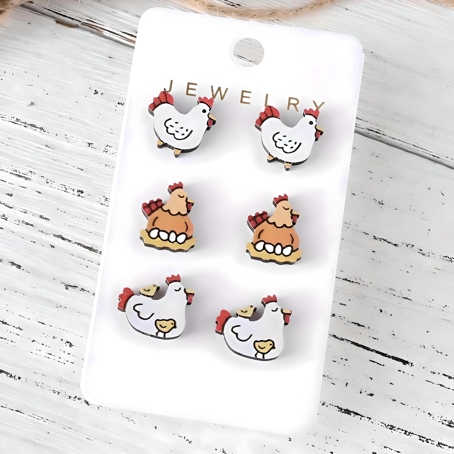 Cute Taco Stud Earrings Set, 3 Pairs of Mexican Cinco de Mayo Food Jewelry, Different Facial Expressions - 0.59 inch