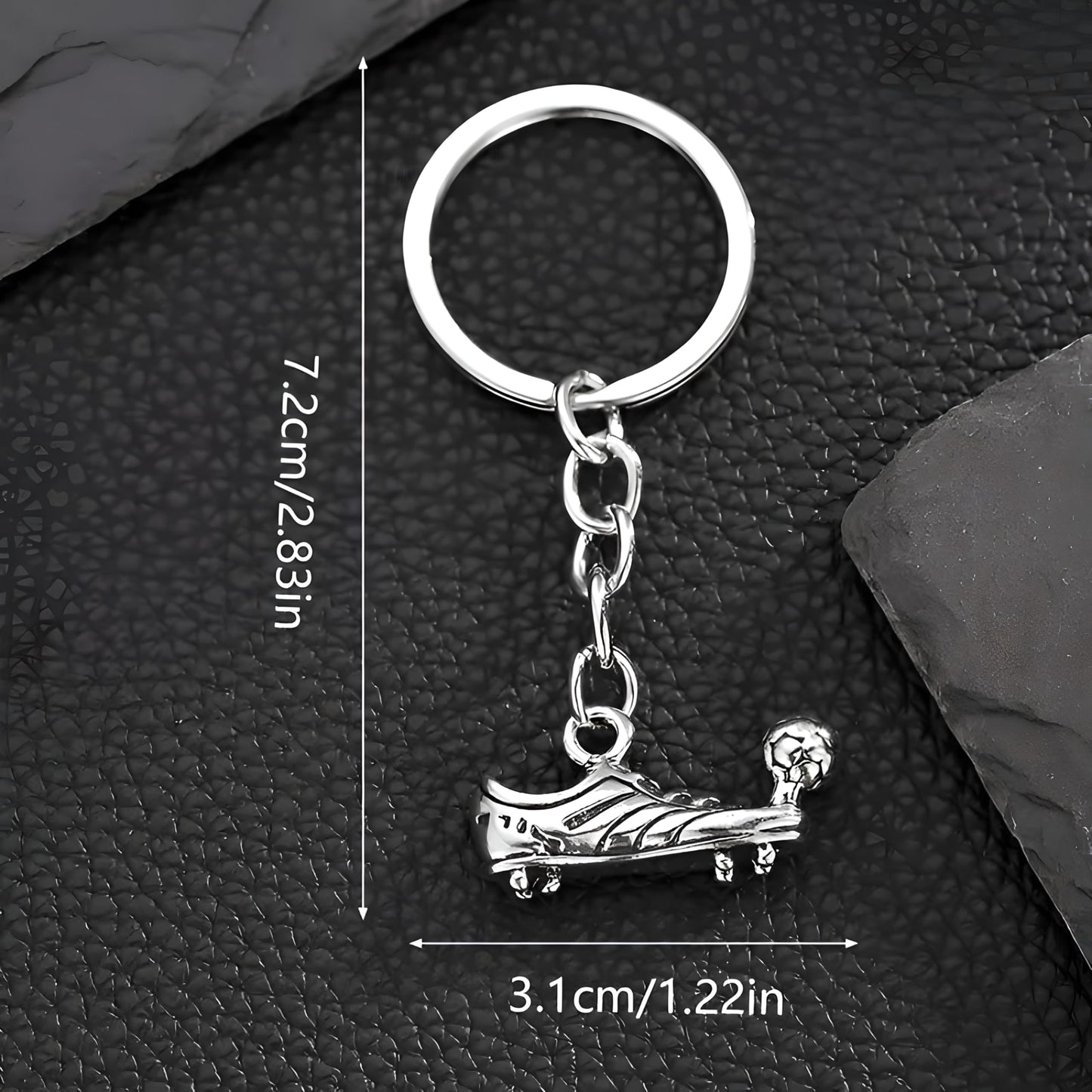 Soccer Cleats and Ball Silver or Gold Necklace – Show Your Love for the Beautiful Game!", - Score Style Points On and Off the Field! Stainless Steel Soccer Fan Pendant - Hip-Hop Street Style Necklace, Durable & Fashion-Forward SUPAC