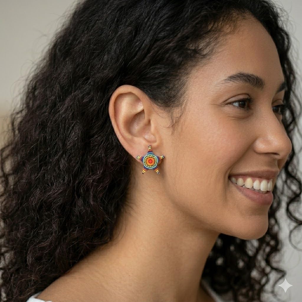 Cute Taco Stud Earrings Set, 3 Pairs of Mexican Cinco de Mayo Food Jewelry, Different Facial Expressions - 0.59 inch
