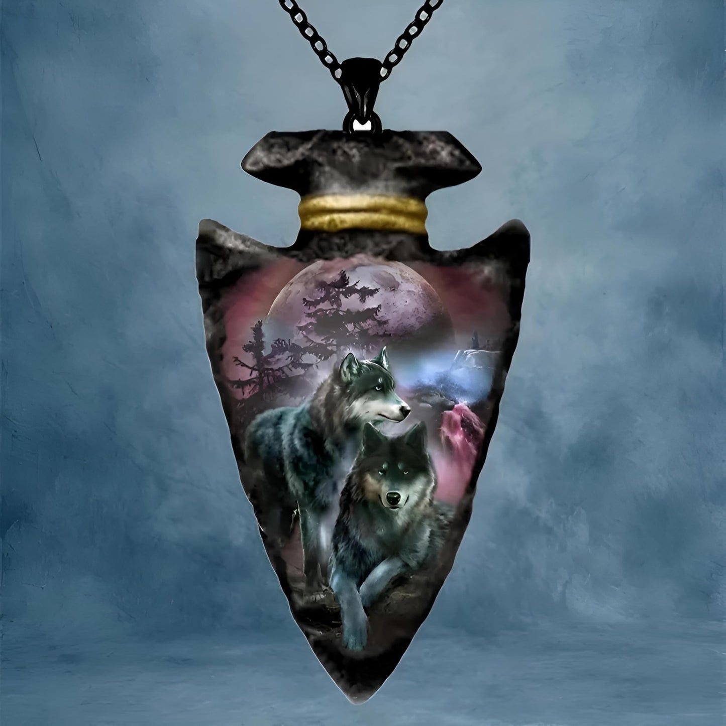 SUPAC Bald Eagle Triangle Pendant Necklace - Fashion-Forward Hip Hop Style - Durable & Bold Accessories for Men - Gift Idea for Every Occasion