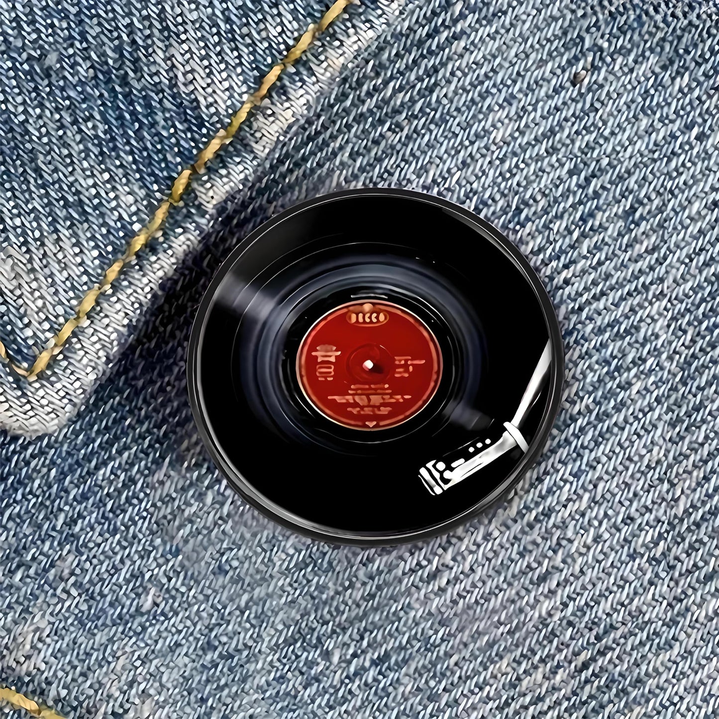 SUPAC Unique Music Record Pendant Necklace - Avant-Garde Fashion Accessory, Eye-Catching Design for Men and Women - Birthday, Christmas Gift or Personalized Jewelry