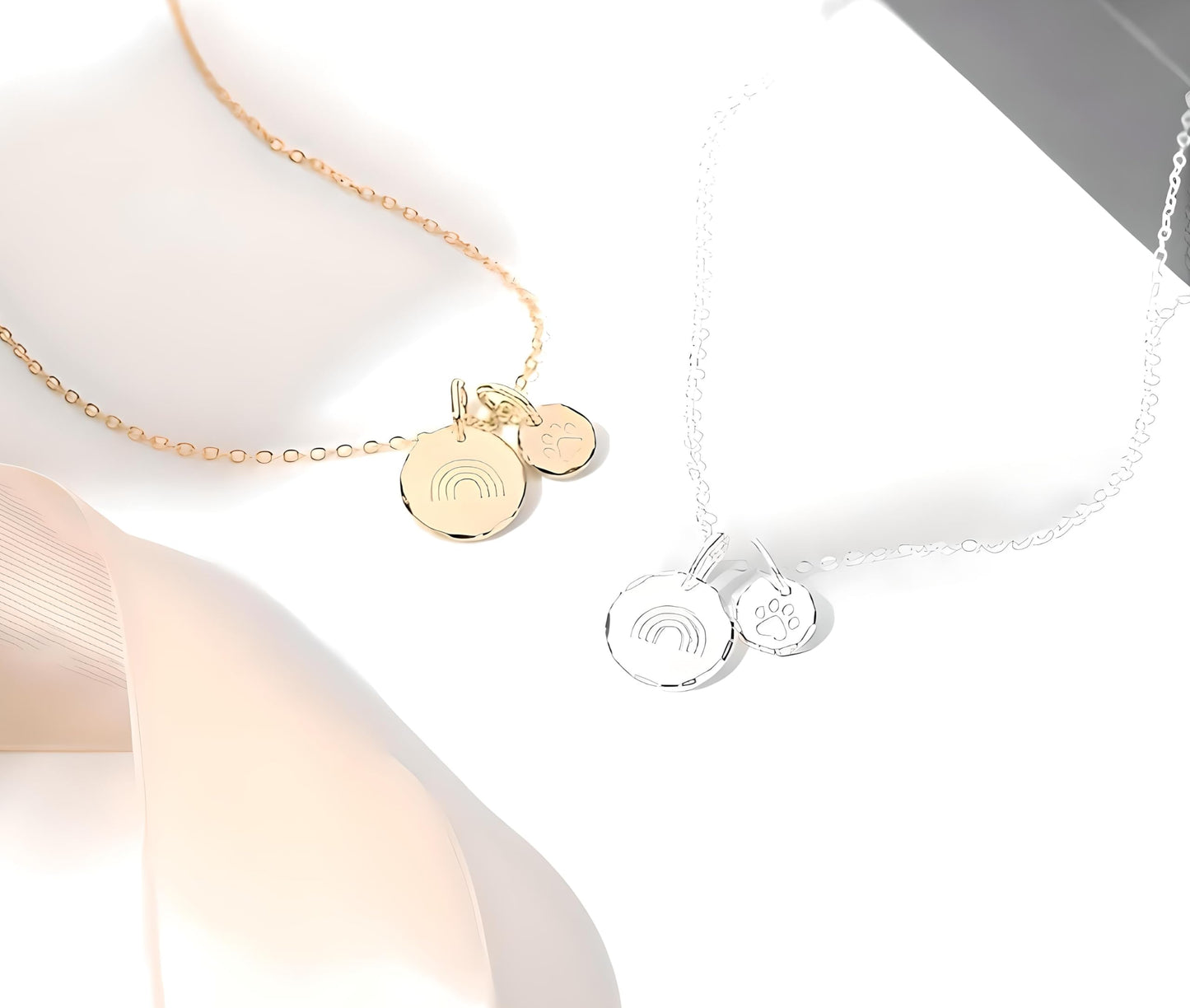 1pc Exquisite Rainbow Bridge Pet Memorial Pendant Necklace - Beautifully Crafted for Both Women & Men to Cherish Loving Memories - Memorial Jewelry with Adjustable Chain - Cat & Dog Memorial Gifts