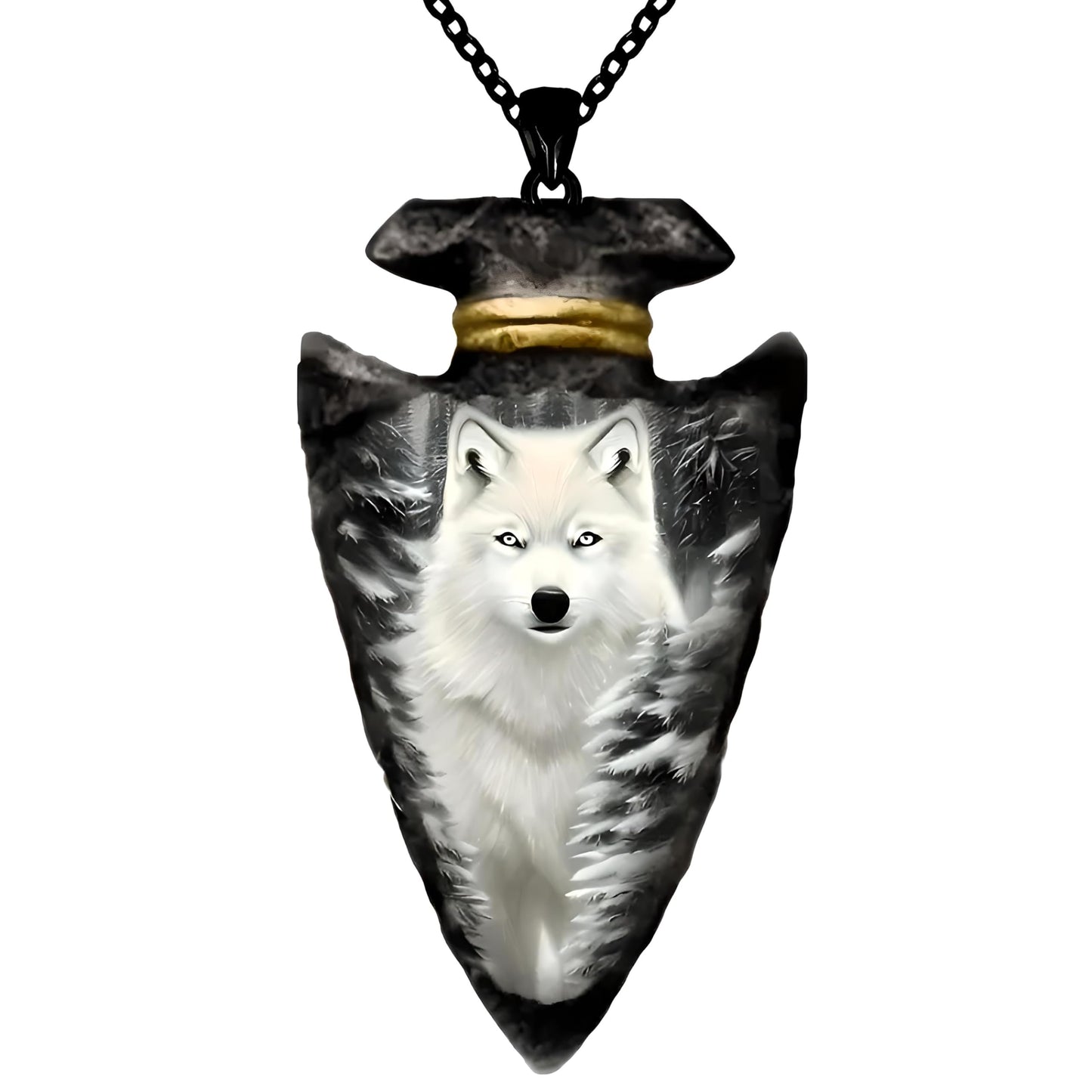 SUPAC Bald Eagle Triangle Pendant Necklace - Fashion-Forward Hip Hop Style - Durable & Bold Accessories for Men - Gift Idea for Every Occasion