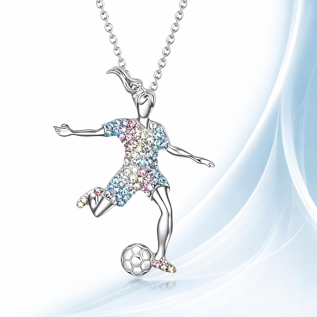 Soccer Cleats and Ball Silver or Gold Necklace – Show Your Love for the Beautiful Game!", - Score Style Points On and Off the Field! Stainless Steel Soccer Fan Pendant - Hip-Hop Street Style Necklace, Durable & Fashion-Forward SUPAC