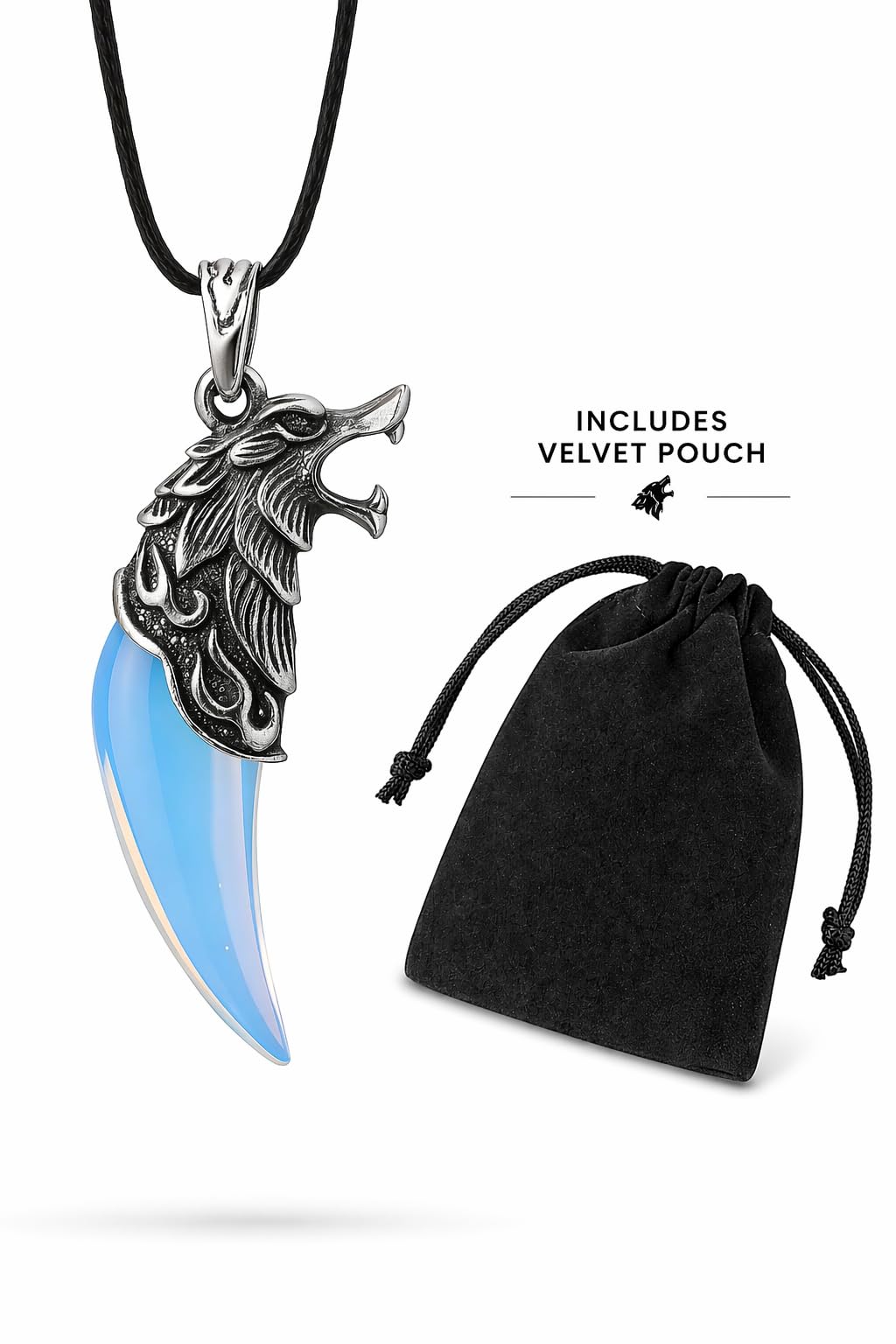 SUPAC Bald Eagle Triangle Pendant Necklace - Fashion-Forward Hip Hop Style - Durable & Bold Accessories for Men - Gift Idea for Every Occasion