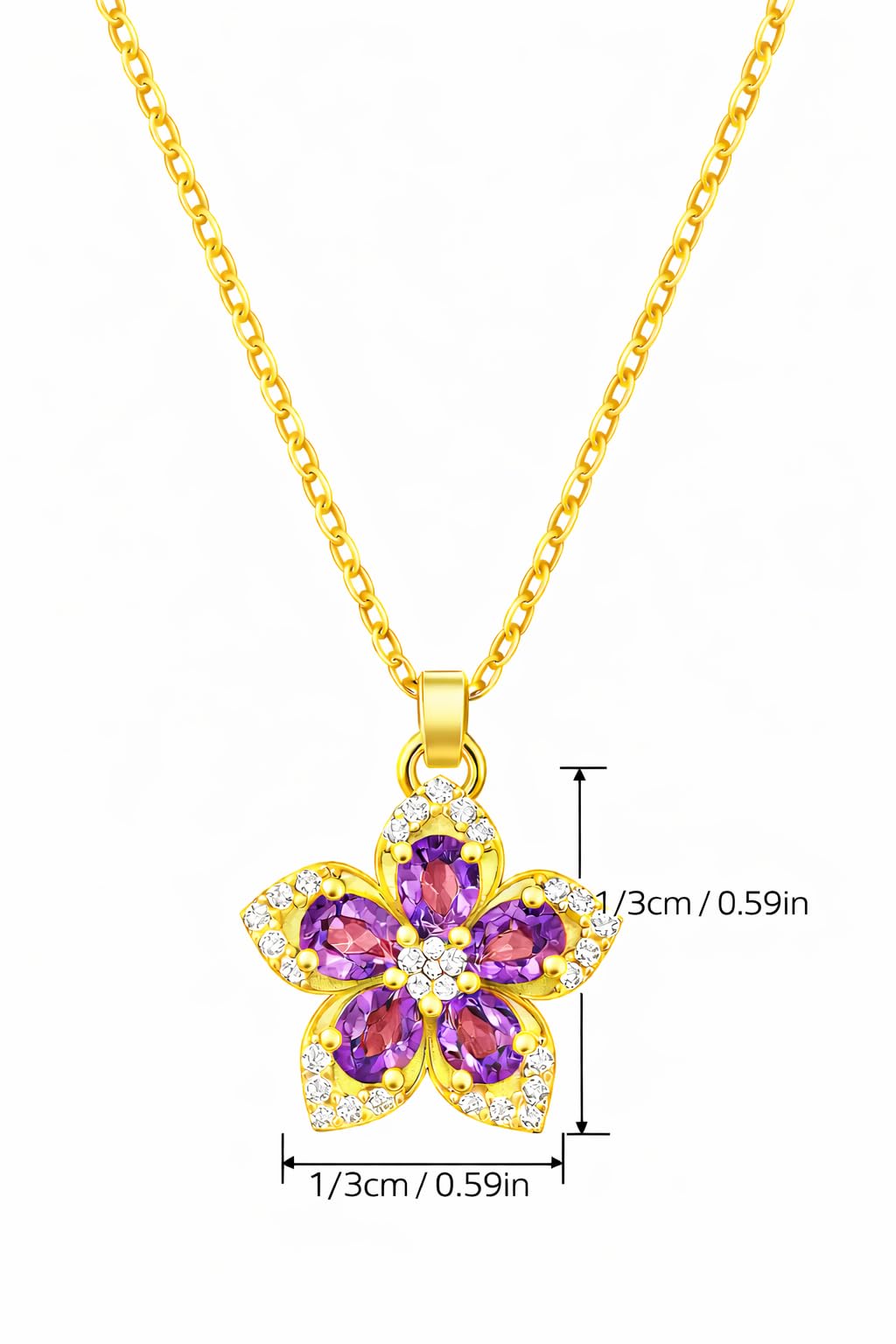 SUPAC Exquisite 360° Rotatable White Blossom Pendant Necklace - Fashion Decompression Jewelry with Adjustable Chain - Birthday Gift for Women, Lovers, Friends, and Family