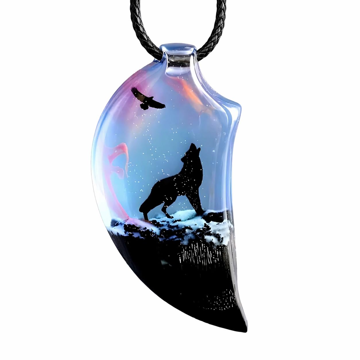 SUPAC Bald Eagle Triangle Pendant Necklace - Fashion-Forward Hip Hop Style - Durable & Bold Accessories for Men - Gift Idea for Every Occasion