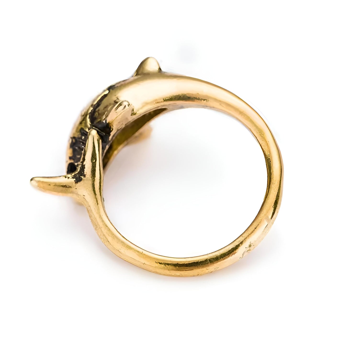 Adjustable Shark Ring, Marine Animal Design, Available in Black, Gold, Silver - Gift for Shark Lovers'
