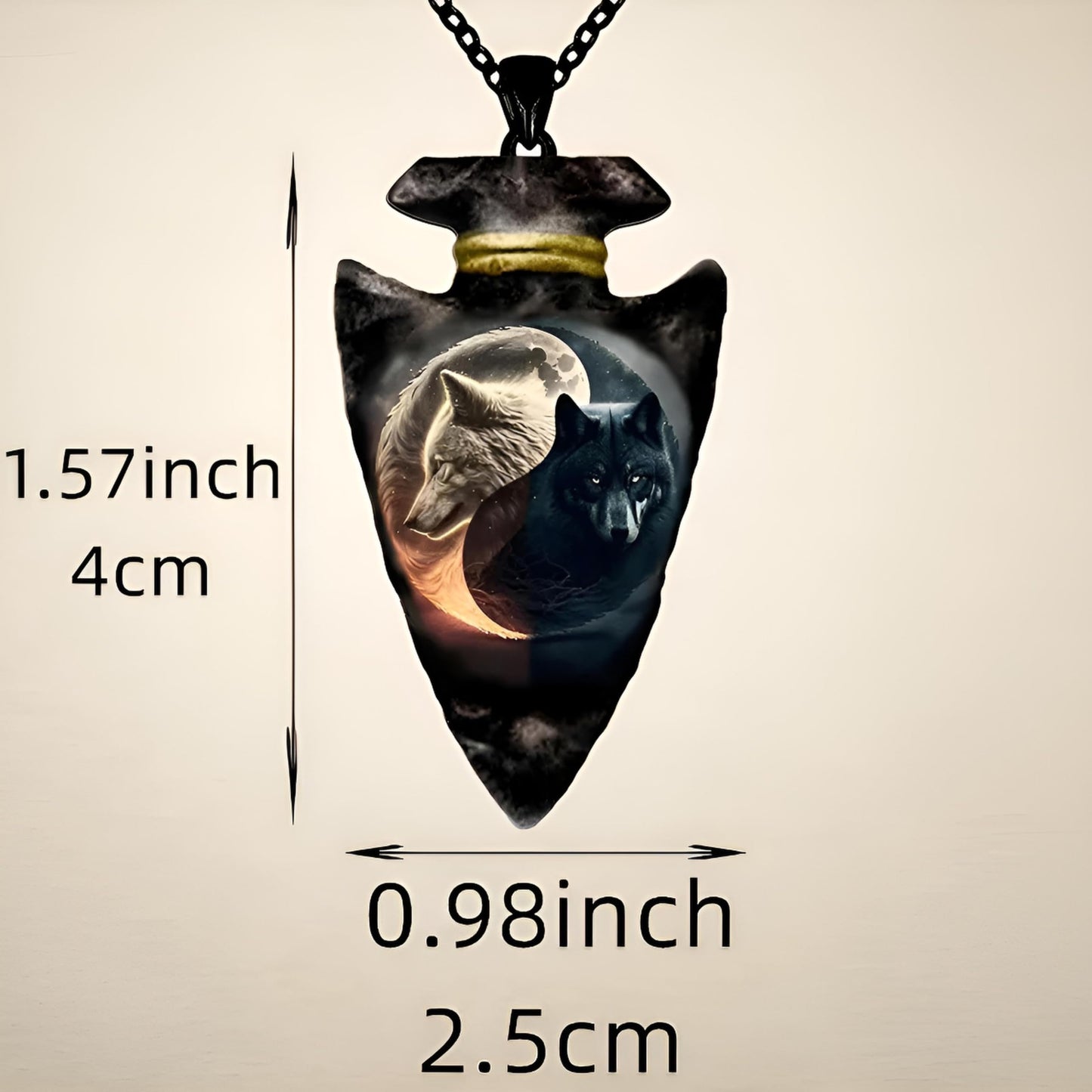 SUPAC Bald Eagle Triangle Pendant Necklace - Fashion-Forward Hip Hop Style - Durable & Bold Accessories for Men - Gift Idea for Every Occasion