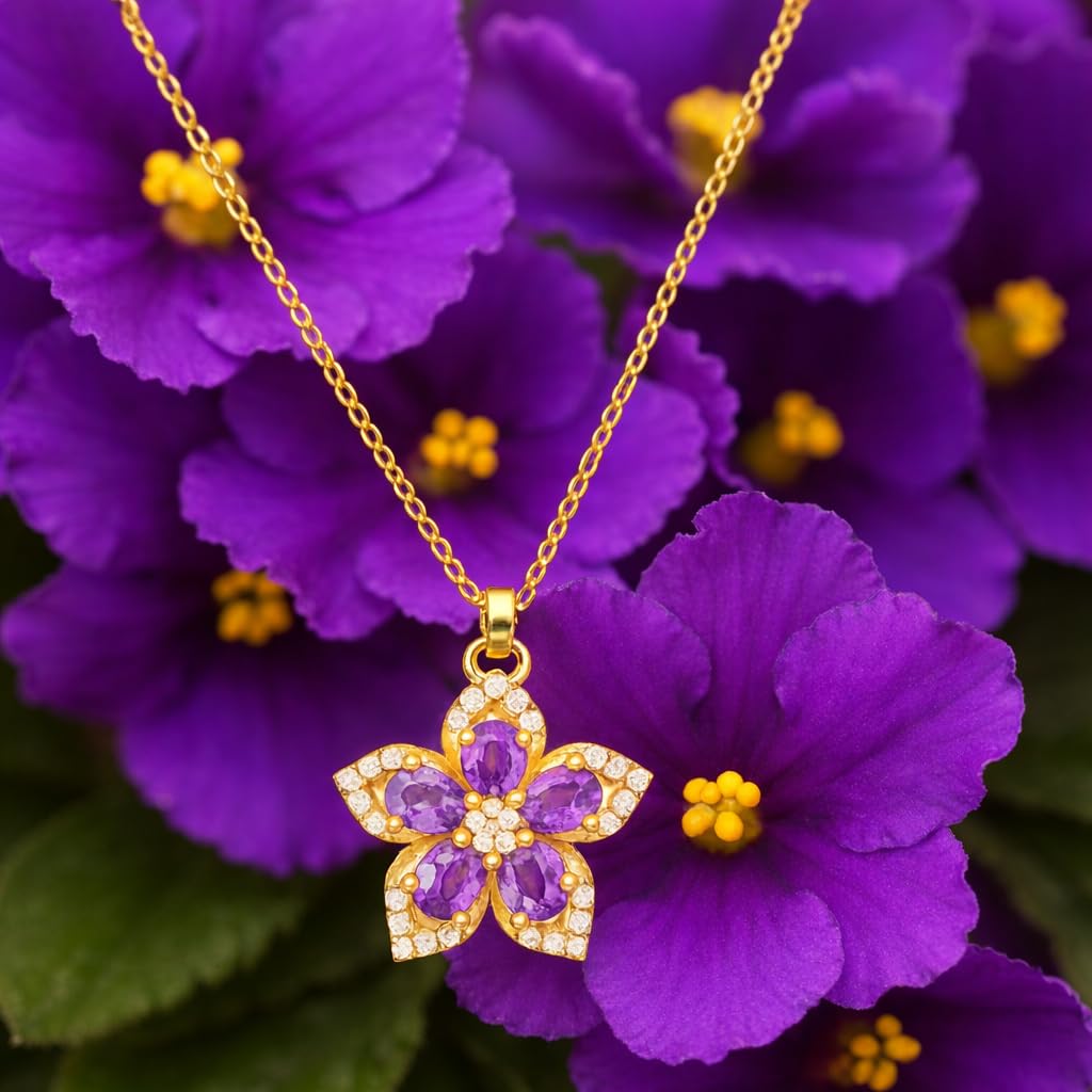 SUPAC Exquisite 360° Rotatable White Blossom Pendant Necklace - Fashion Decompression Jewelry with Adjustable Chain - Birthday Gift for Women, Lovers, Friends, and Family