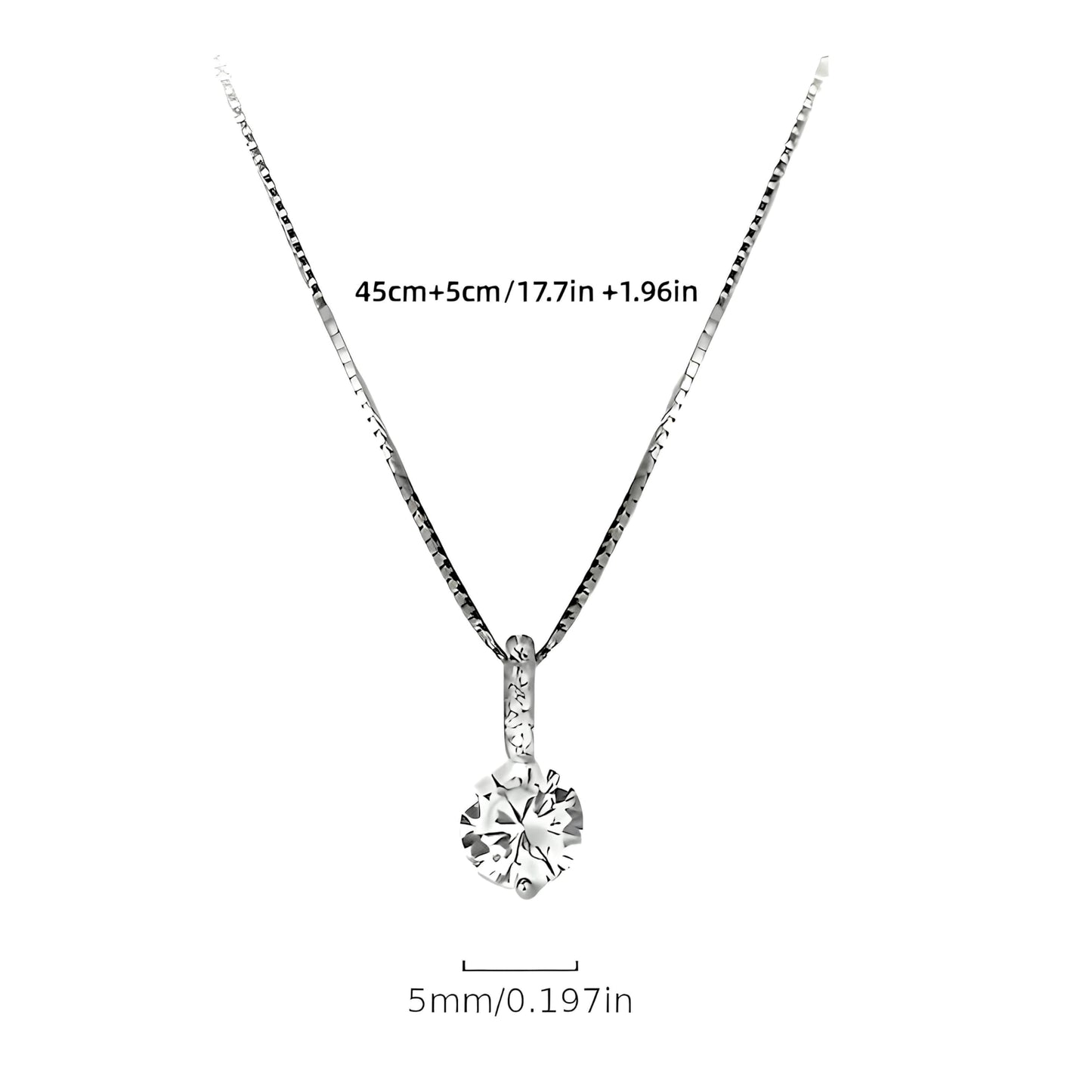Sparkling Shiny Simulated Diamond Necklace for Women, Featuring Zircon Water Drop Pendant Clavicle Chain – Dazzling Elegant Gift - Wedding Party Jewelry to Illuminate Every Moment! - Christmas or Birthday Gift