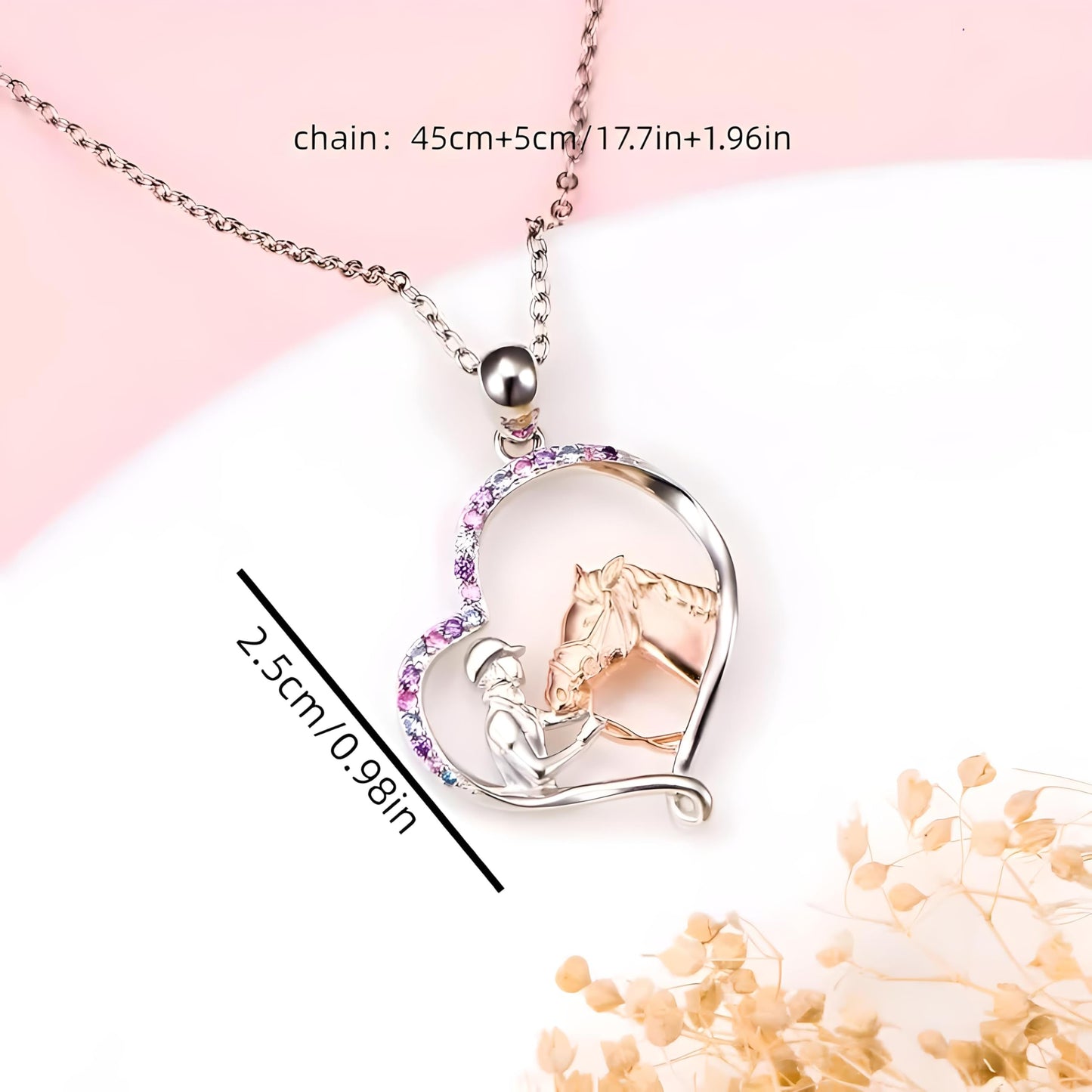 Sports Heart Necklace, 9 Different Sport Options: Basketball, Jumping Cheerleader, Gymnast, Softball, Volleyball, Ballet Ballerina, Runner, Sports Accessories Birthday Gift- Simulated Rainbow Diamonds, Christmas, Birthday or Party Gift