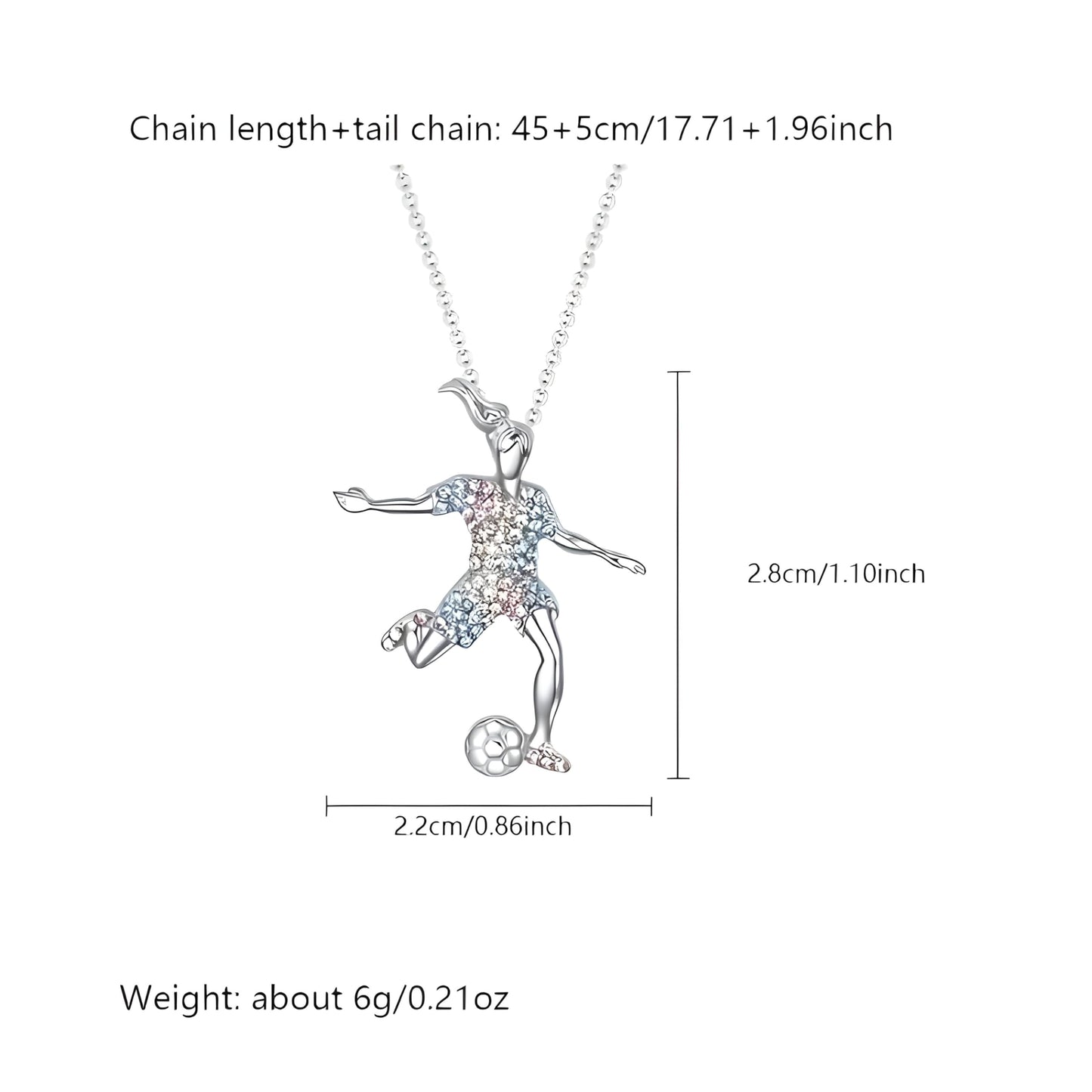 Soccer Cleats and Ball Silver or Gold Necklace – Show Your Love for the Beautiful Game!", - Score Style Points On and Off the Field! Stainless Steel Soccer Fan Pendant - Hip-Hop Street Style Necklace, Durable & Fashion-Forward SUPAC