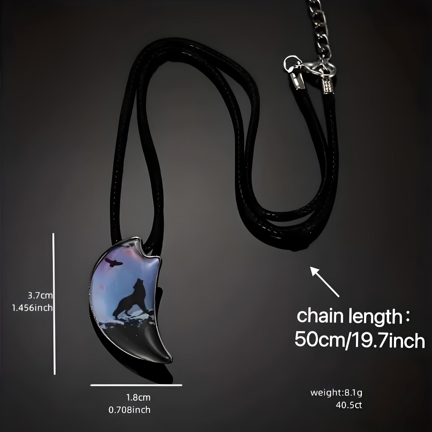SUPAC Bald Eagle Triangle Pendant Necklace - Fashion-Forward Hip Hop Style - Durable & Bold Accessories for Men - Gift Idea for Every Occasion