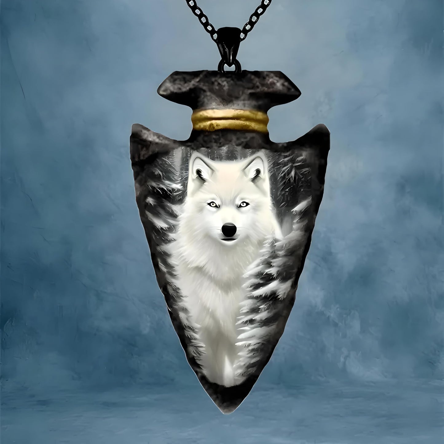 SUPAC Bald Eagle Triangle Pendant Necklace - Fashion-Forward Hip Hop Style - Durable & Bold Accessories for Men - Gift Idea for Every Occasion