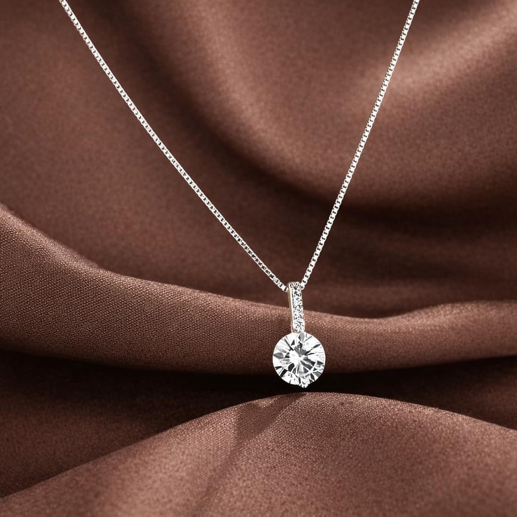 Sparkling Shiny Simulated Diamond Necklace for Women, Featuring Zircon Water Drop Pendant Clavicle Chain – Dazzling Elegant Gift - Wedding Party Jewelry to Illuminate Every Moment! - Christmas or Birthday Gift
