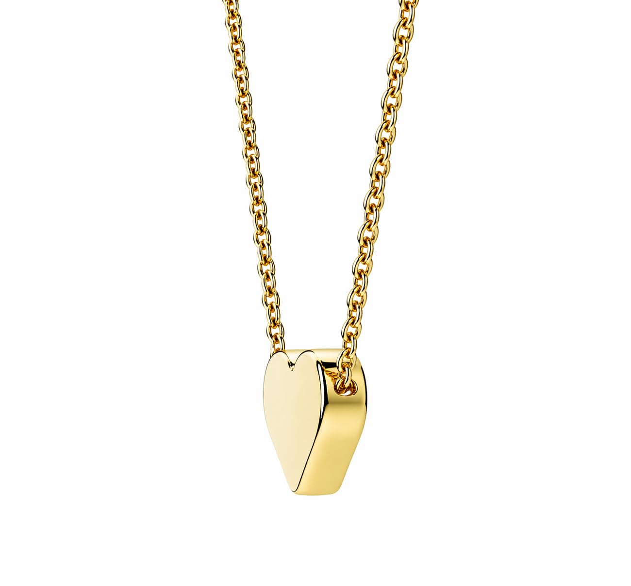 Peach Heart Pendant Necklace For Women - Enchanting Alloy Charm, Adjustable Clavicle Chain for Feminine Grace, Perfect Everyday Jewelry Accessory, Heartfelt Glamour: Petite Gold Heart Necklace - Christmas or Birthday Gift