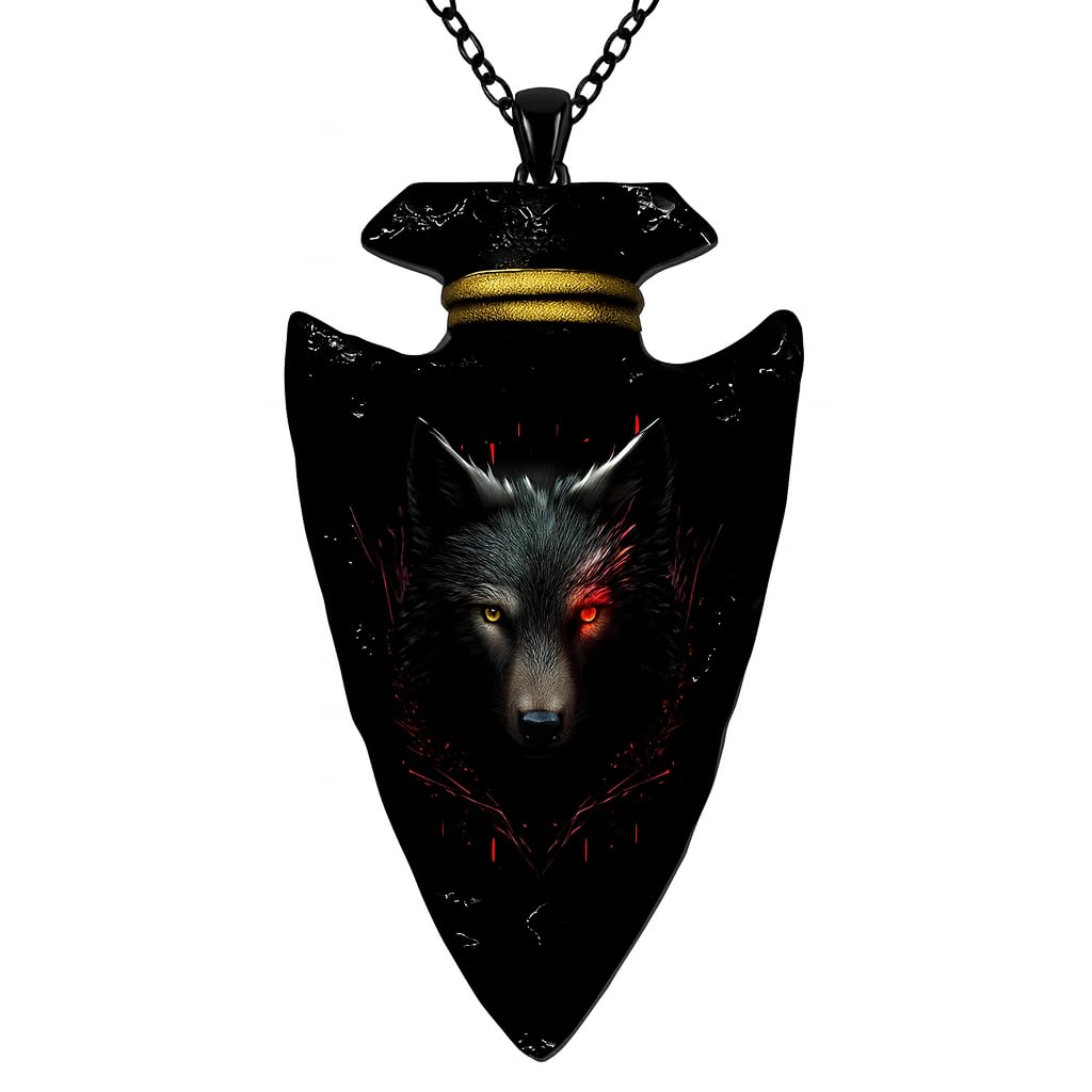 SUPAC Bald Eagle Triangle Pendant Necklace - Fashion-Forward Hip Hop Style - Durable & Bold Accessories for Men - Gift Idea for Every Occasion