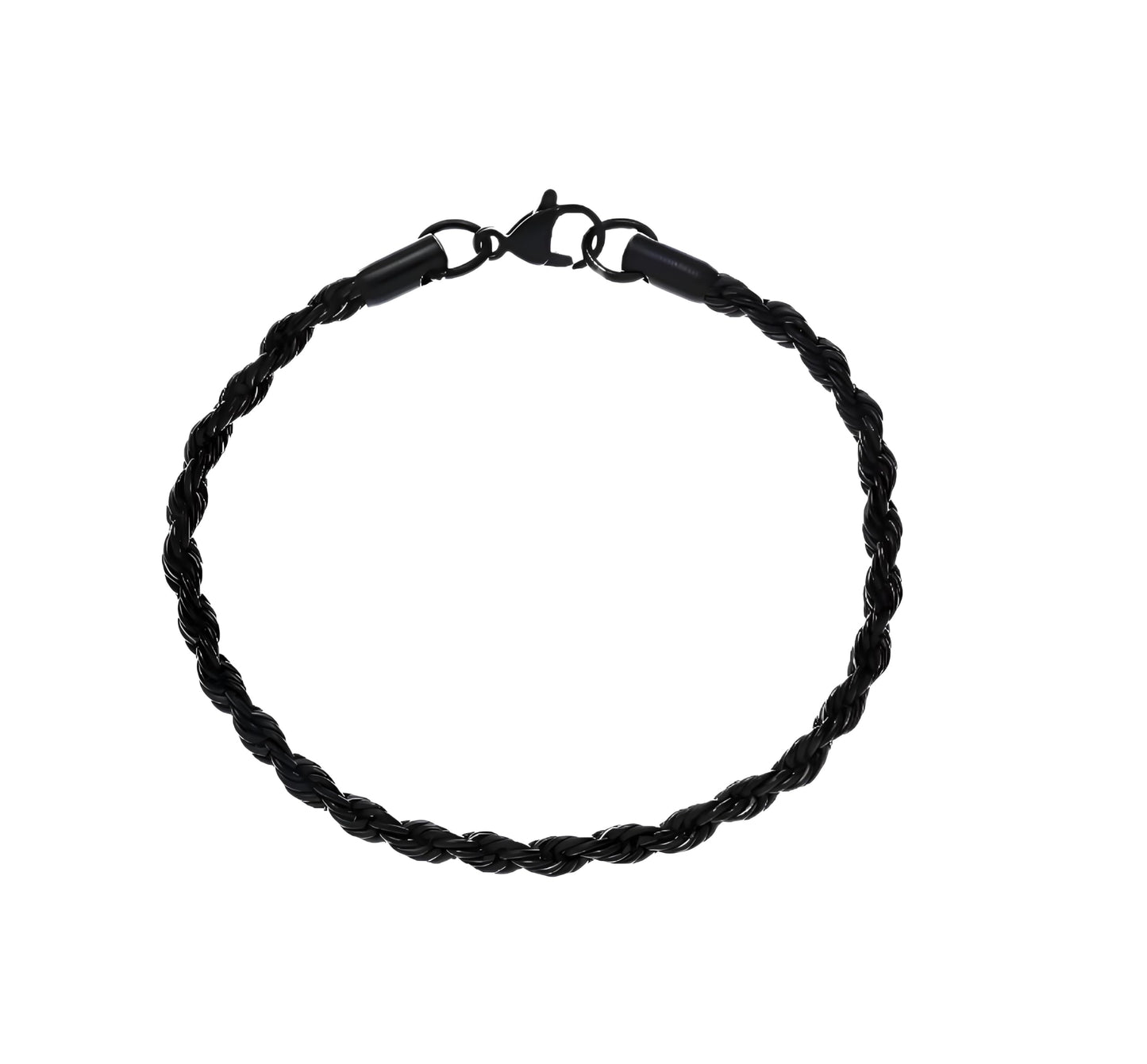 3PCS Stainless Steel Bracelets for Men Gold, Silver, Black Bracelet Twisted Cable Mens Luxury Jewelry Bracelets Gifts