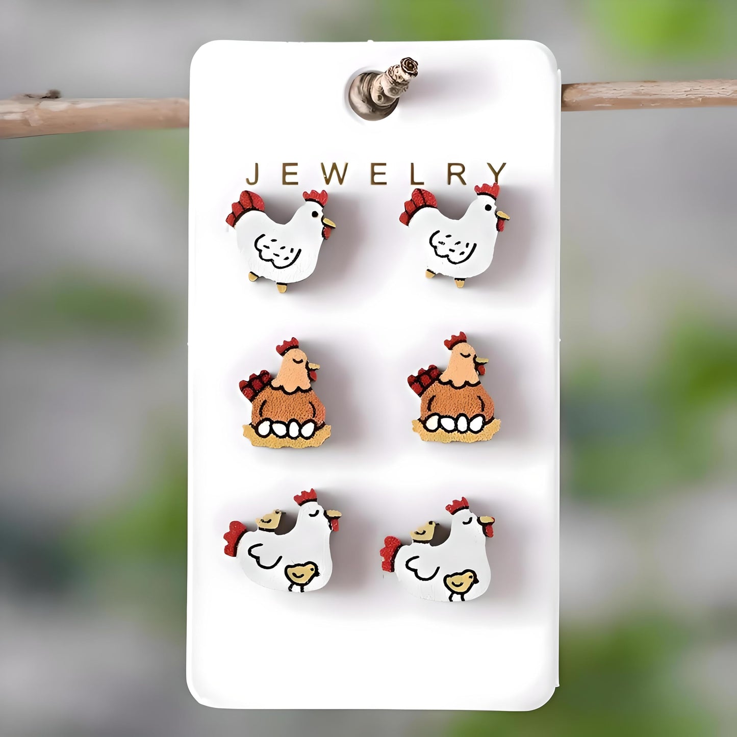 Cute Taco Stud Earrings Set, 3 Pairs of Mexican Cinco de Mayo Food Jewelry, Different Facial Expressions - 0.59 inch