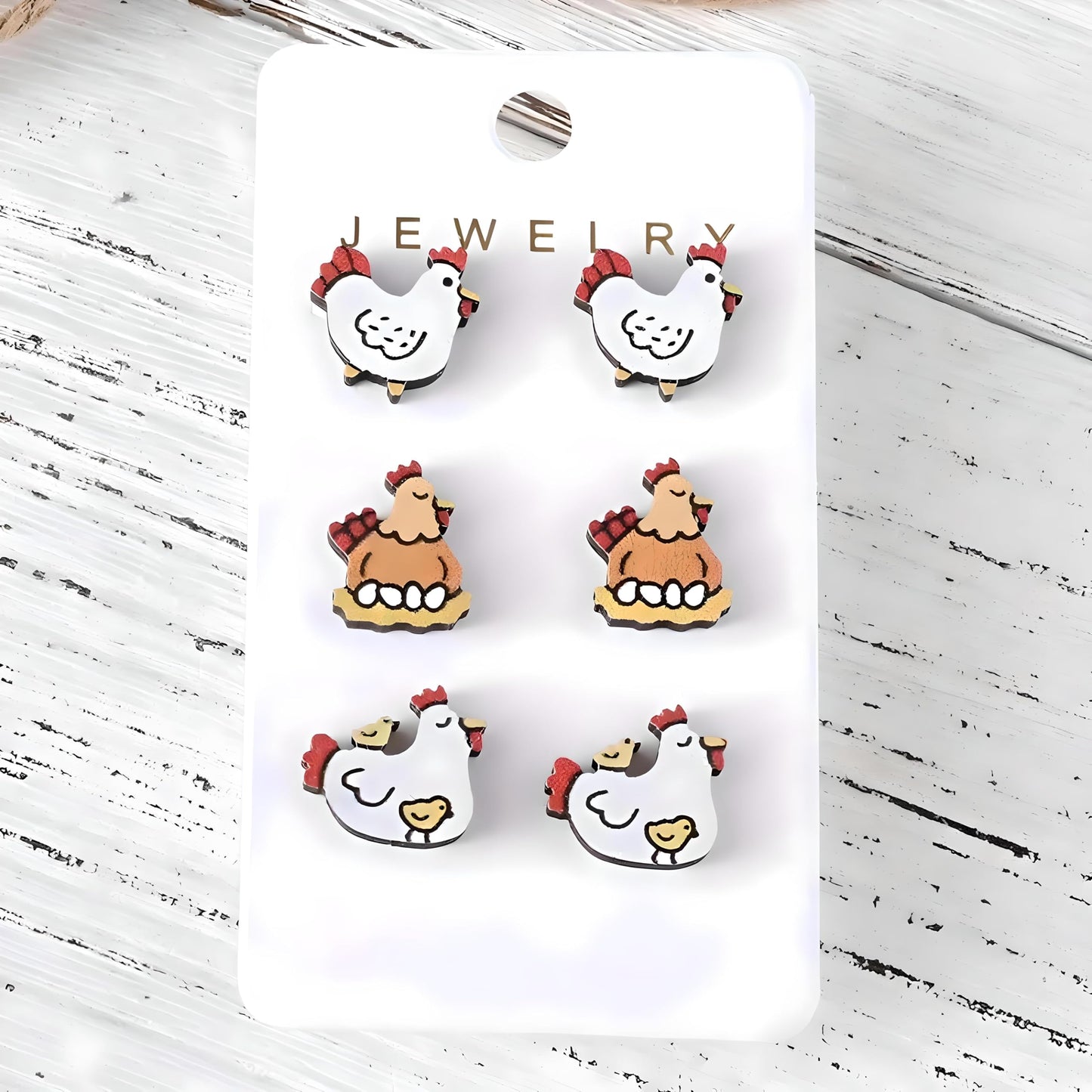 Cute Taco Stud Earrings Set, 3 Pairs of Mexican Cinco de Mayo Food Jewelry, Different Facial Expressions - 0.59 inch