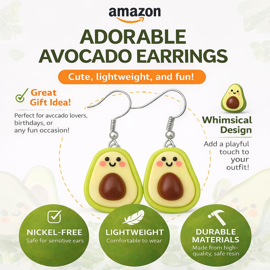 Miniature Food Dangle Earrings, Assorted Desserts and Snacks, Fashion Food Jewelry - Food Earring Gift