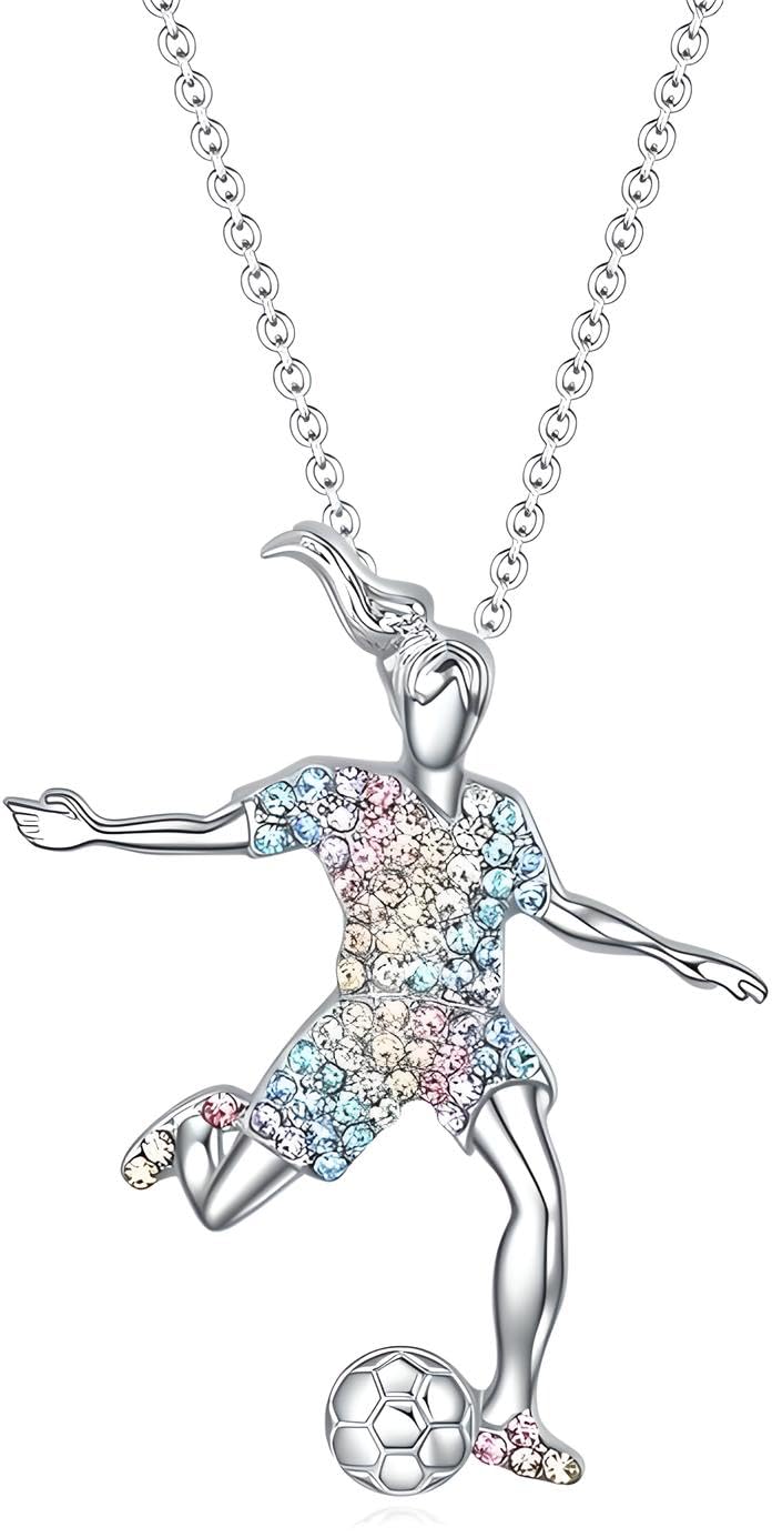 Soccer Cleats and Ball Silver or Gold Necklace – Show Your Love for the Beautiful Game!", - Score Style Points On and Off the Field! Stainless Steel Soccer Fan Pendant - Hip-Hop Street Style Necklace, Durable & Fashion-Forward SUPAC