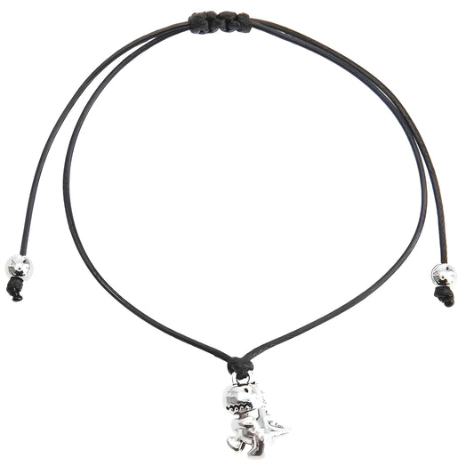 Animal and Sport Friendship Bracelet, Always Bee You Wish Bracelet, Black Adjustable String, Decorative Animal Charms, 6.2-11.8 inches