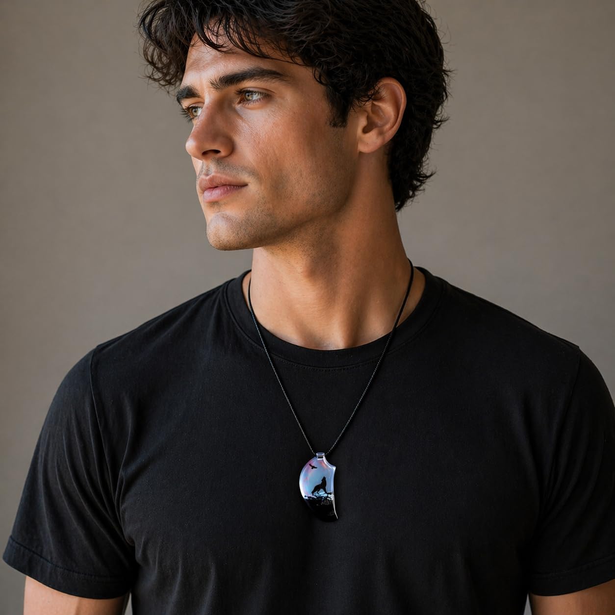SUPAC Bald Eagle Triangle Pendant Necklace - Fashion-Forward Hip Hop Style - Durable & Bold Accessories for Men - Gift Idea for Every Occasion